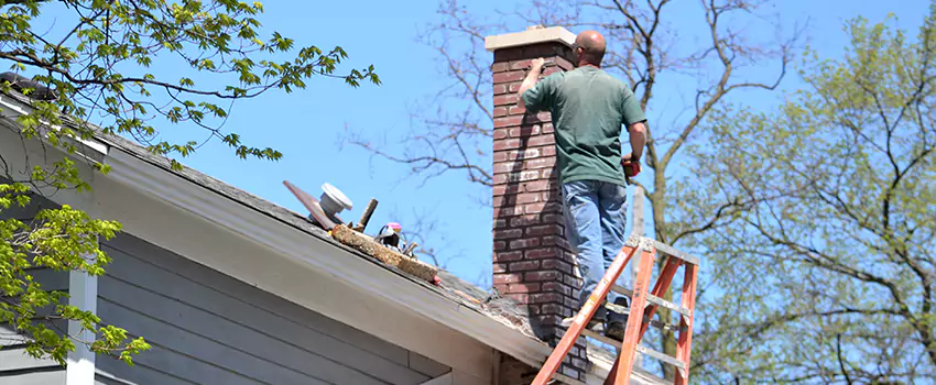Vinyl and PVC Chimney Flashing Installation in Owatonna, MN
