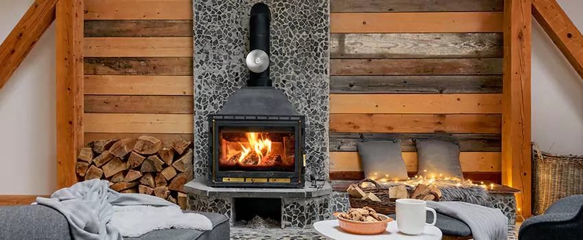 Thelin Hearth Products Direct Vent Gas Stove Fireplace Inspection in Owatonna, Minnesota